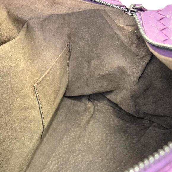 BOTTEGA VENETA Intrecciato Tote Bag, Leather, Purple, Boston Handbag, Women's... - Picture 11 of 14